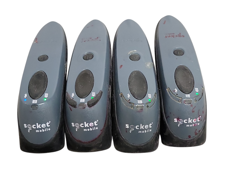 Lot of 4x Socket wireless barcode scanners (unknown model) _