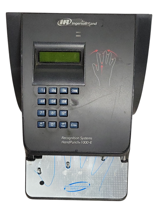 IR ingersoll rand Recognition Systems HandPunch 1000-E, READ _