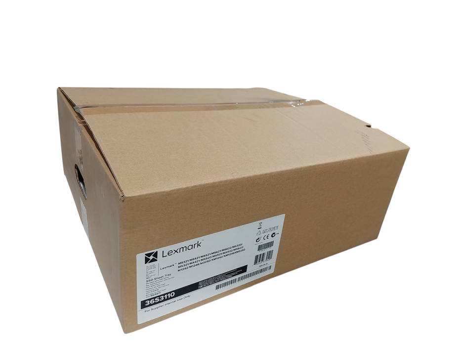 Lexmark 550 Sheet Tray 36S3110 New Open Box for use MS321/MS421/MS521/MS621 =