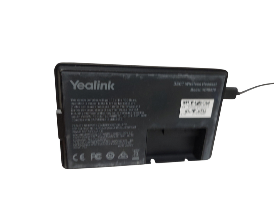 2-YeaLink DECT Wireless Headset Base Model: WHB670 Base Only w Adapter =