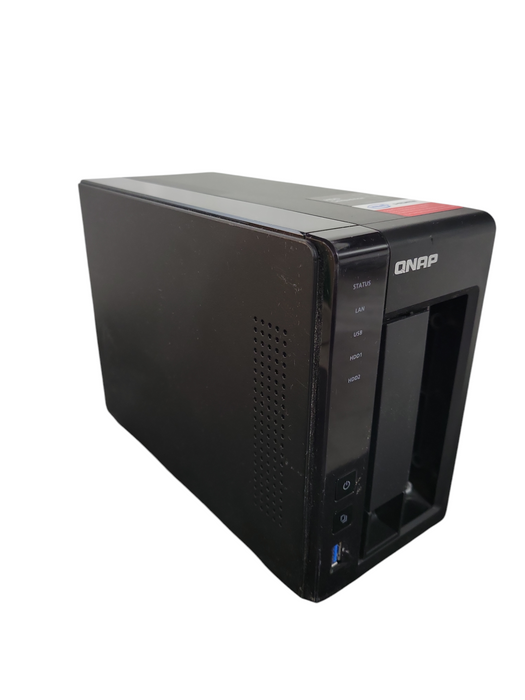 QNAP TS-251+ 2GB System Memory 2-Bay NAS 1x 1TB HDD !