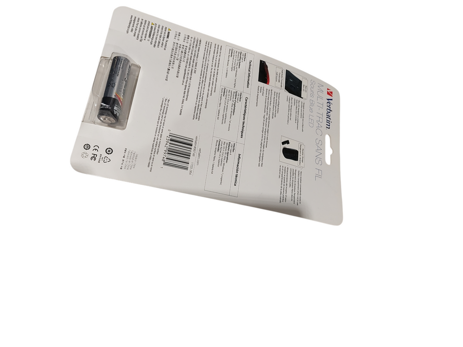 Verbatim Wireless Multi-Trac Blue LED Mouse Spotted Red ( New ) =