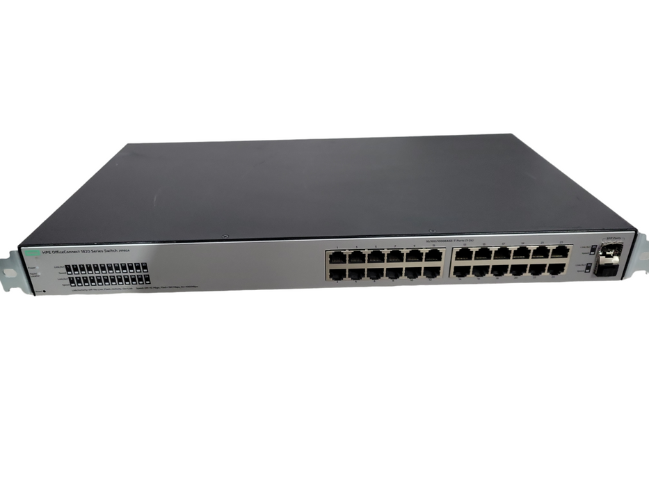 HP OfficeConnect 1820-24G J9980A 24-port w/ 2 SFP Gigabit switch !