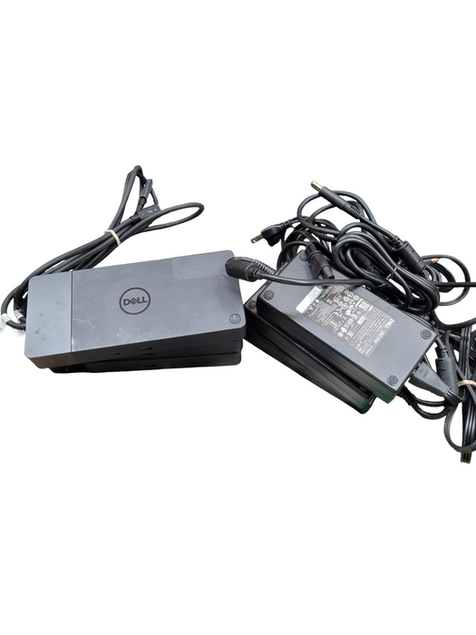 Lot 3x Dell WD22TB4 K20A001 Docking Station W/ 180W Power Adapter