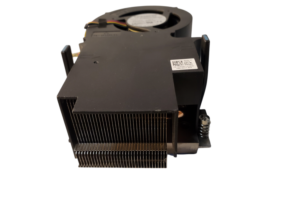 Used Genuine Dell Precision T3240 80W CPU Blower Fan With Heatsink - Part KJ6KH FKGPC (Some Dents)