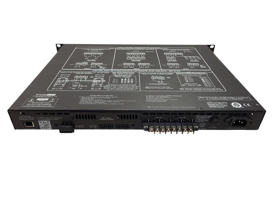 Atlas Sound amplifier DPA 1202 4-8ohm/70 Volt. Network Power Amplifier 1200 $