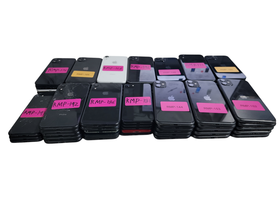 Lot of 68x Apple iPhone's [SE2 - 14 | B/C Condition | Locked][RMP-3]