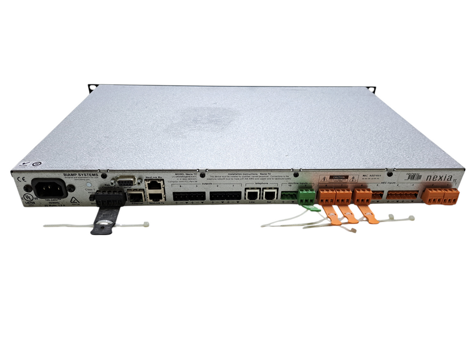 BIAMP NEXIA TC Digital Teleconferencing DSP Signal Processor w/ Rack Ears Q)