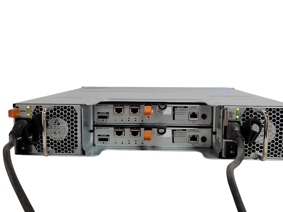 Dell PowerVault MD3620i iSCSI SAN with 2x M6WPW Controllers, 2x PSU _