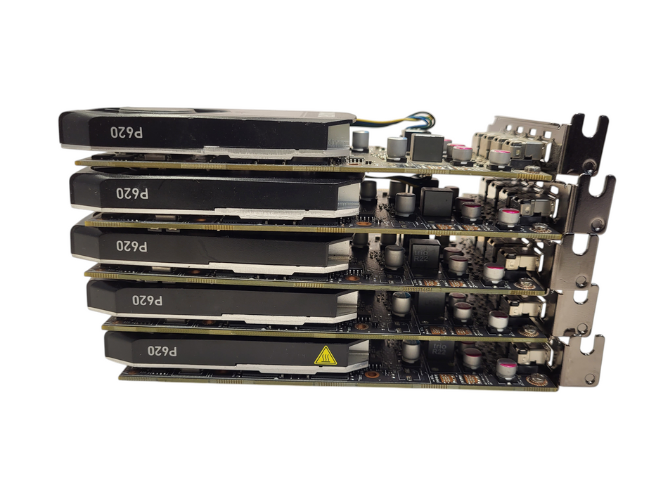 Lot of 5x Nvidia Quadro P620 2GB GDDR5 Low profile Graphics Card $