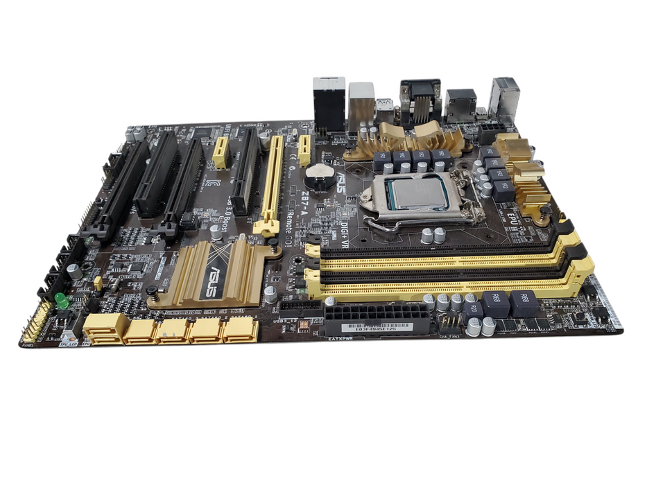 ASUS Z87-A Motherboard Intel Z87 DDR3 LGA 1150 ATX WITH I5- 4771 NO Shield