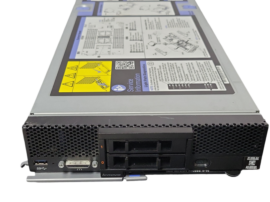 Lenovo System X240 M5 Blade Server, 2x Xeon E5-2620v3, 32GB DDR4, No HDD _