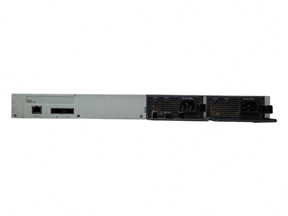 Cisco Meraki MS250-24P-HW 24-Port Gigabit PoE Switch, Unclaimed