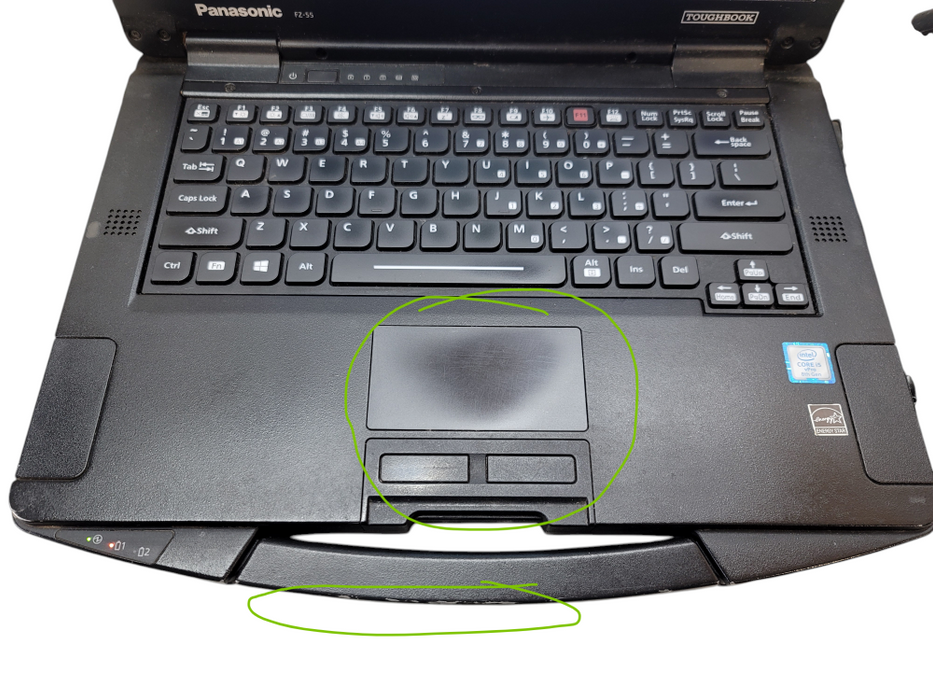 Panasonic ToughBook FZ-55 MK1 i5-8365U 16GB DDR4 256GB NVMe 2.2K hrs READ β β