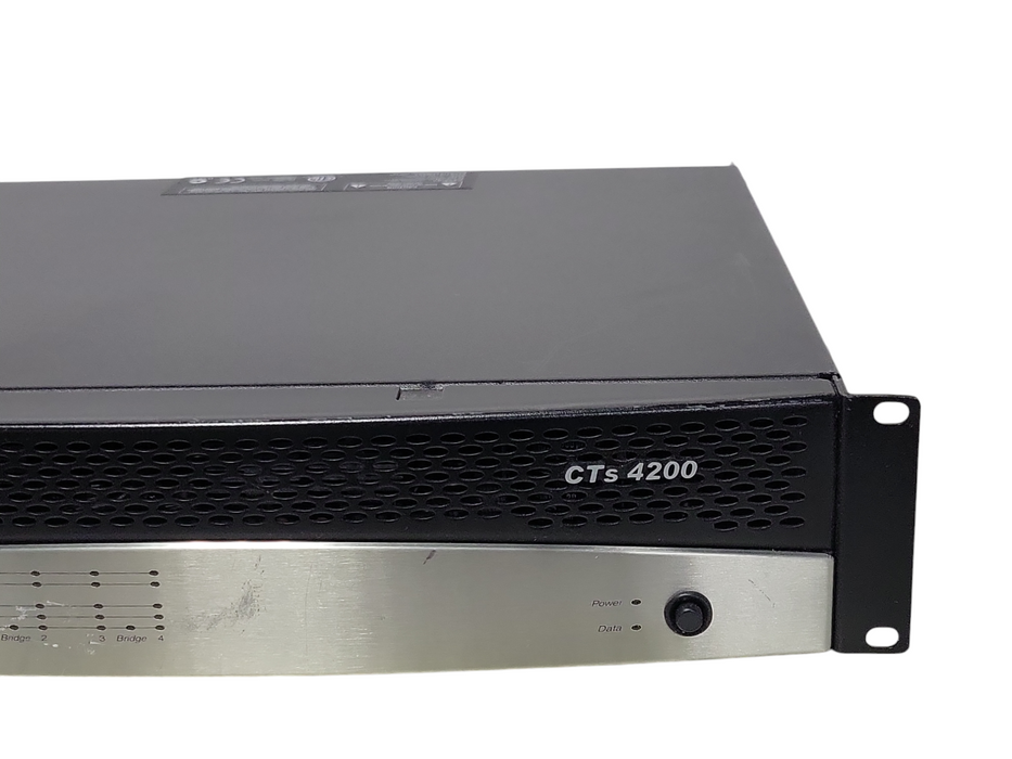 Crown Audio CTs-4200 Four-Channel Power Amplifier 2U Rackmount Amp, READ _