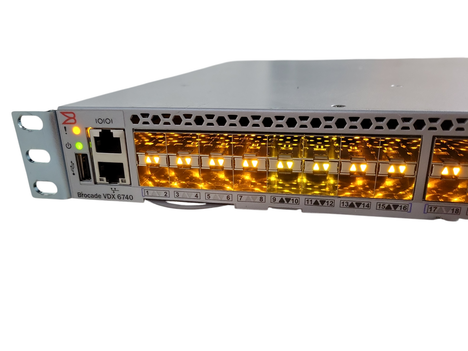 Brocade Networks BR-VDX6740-24-R 48x 10G SFP+ +4x 40Gb QSFP+ Switch, READ !