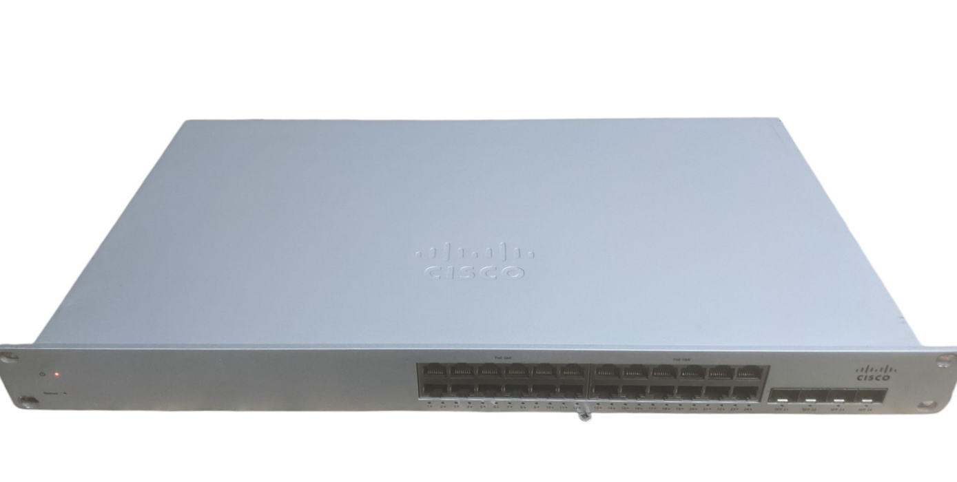 Cisco Meraki MS220-24P-HW | 24-Port Cloud Managed Switch | Unclaimed