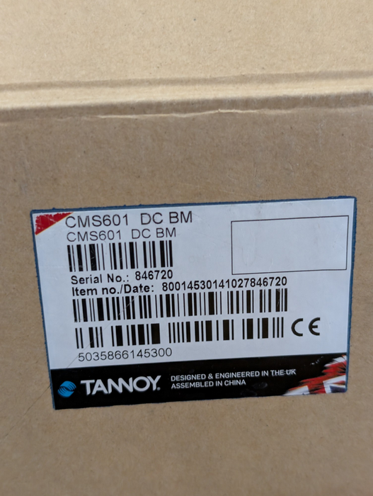 Pair TANNOY CMS 601 DC bm Ceiling Mount Speakers   -