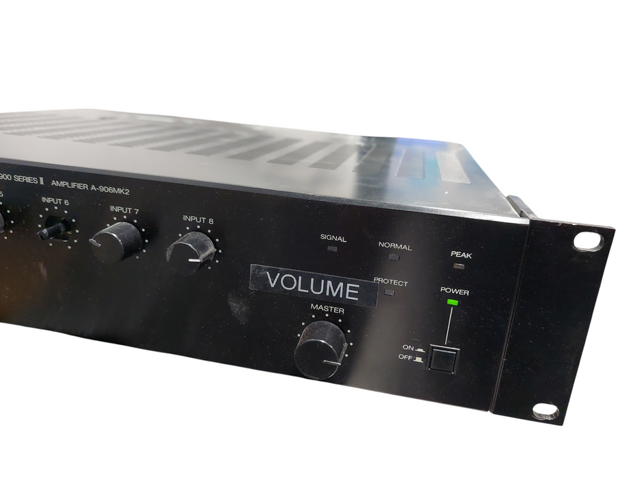 TOA 900 Series 2 Amplifier Model: A-906MK2 Rack Mountable =