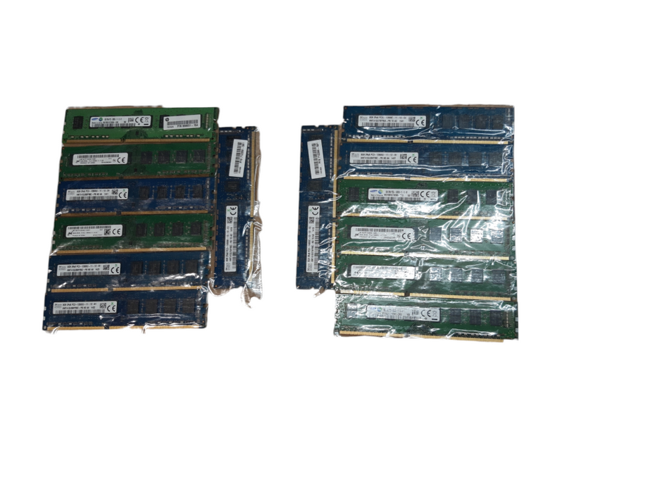 Lot of 84x, Assorted 8GB DDR3 Desktop RAM