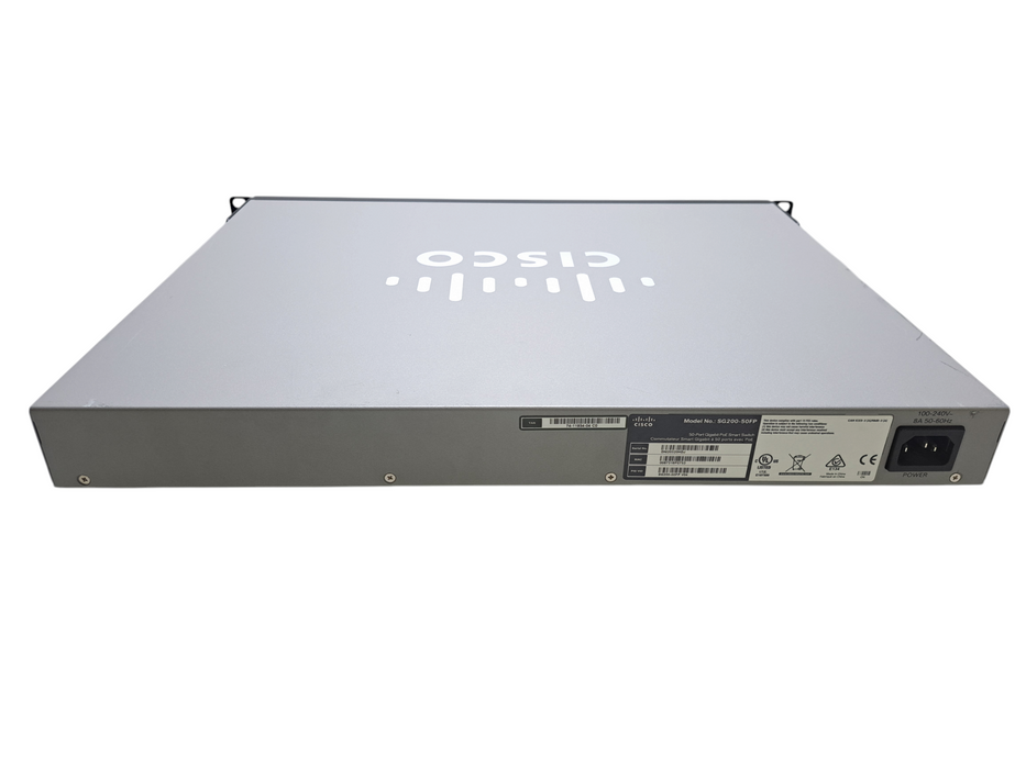 Cisco SG200-50FP 50-Port Gigabit PoE Smart Network Switch )