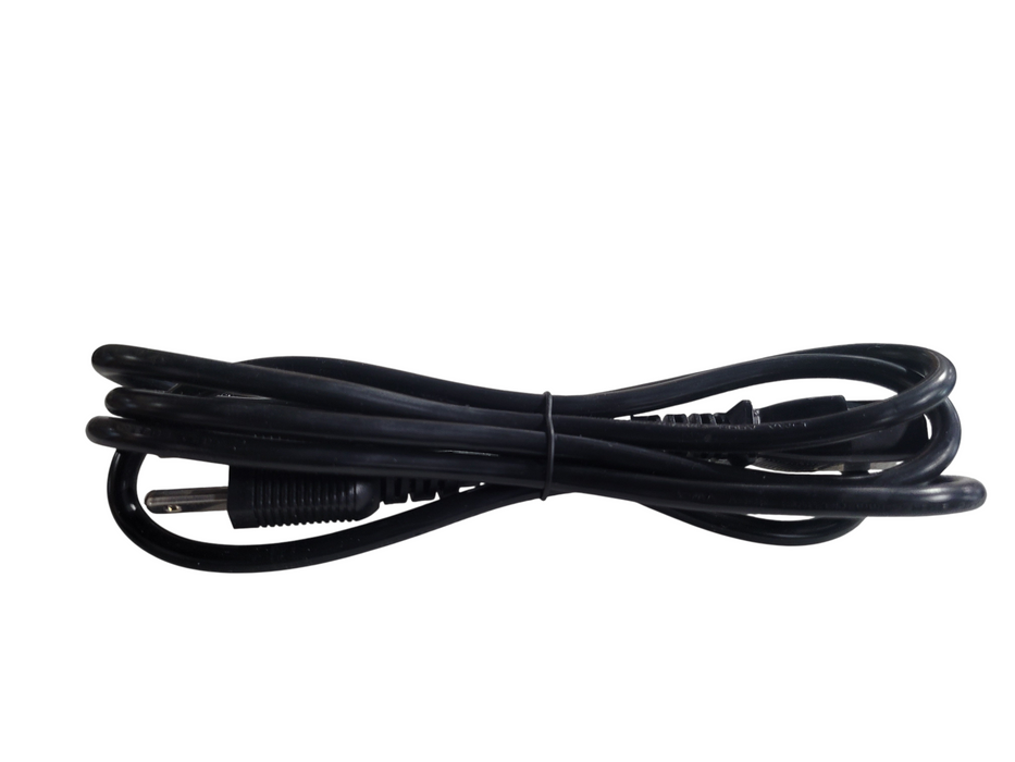 Universal AC Power Cord Cable 3-Prong IEC C13 to 2-Prong Plug for PC Monito Q