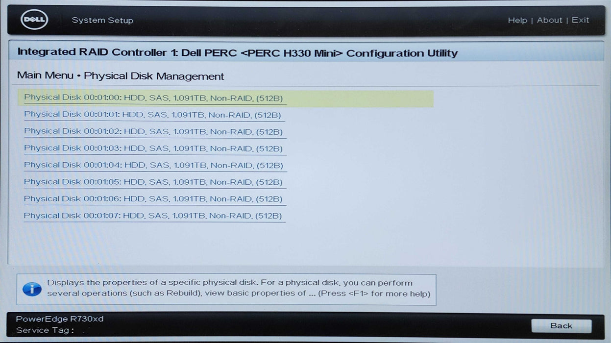 Dell PE R730xd 2U 24x2.5", 2x Xeon E5-2630v4, 32GB DDR4, 8x1.2TB SAS