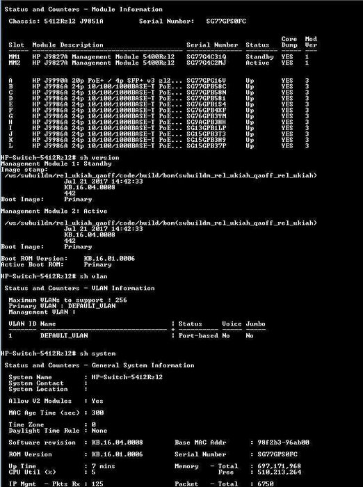 HPE Aruba 5412R zl2 J9851A 1000BASE-T PoE+ w/ 11x J9986A, 1x J9990A, 4x PSU _