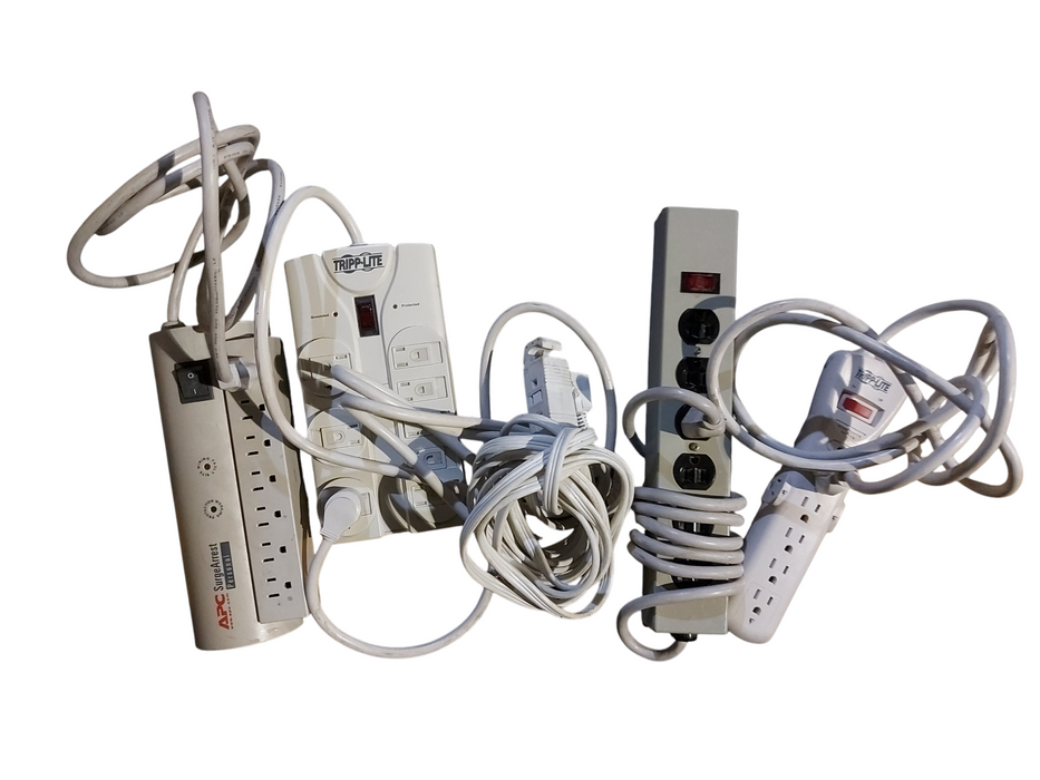 Lot 5x Assorted Power Bars / Strips / Extension Boards  Q