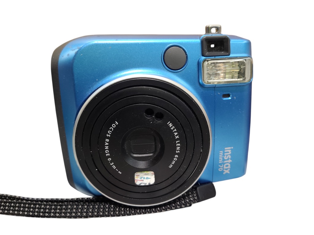 Fujifilm Instax Mini 70 Blue Instant Film Camera — retail.era