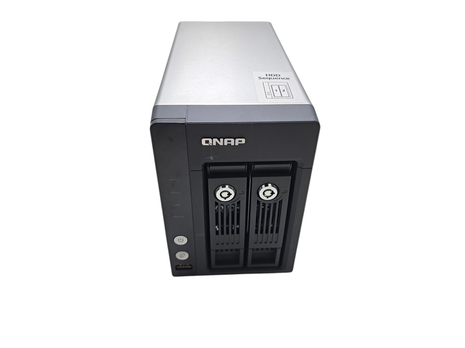 QNAP TS-221 | 2-Bay Network Attached Storage NAS w/ 2x 2TB HDD's