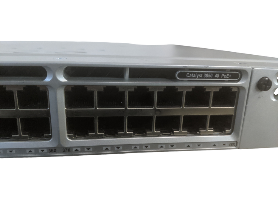 Cisco WS-C3850-48P-S V06 | 48-Port Gigabit PoE Switch | 1x 715w PSU Q