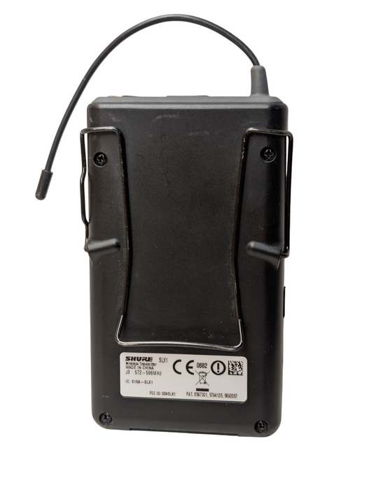SHURE SLX1 Wireless Bodypack Transmitter 572-596 MHz SLX1-J3 -
