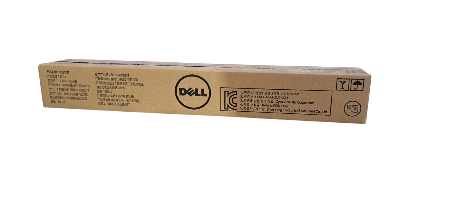 Brand New Dell USB Powered Stereo Soundbar AC511  0MN008| Sealed Box Q