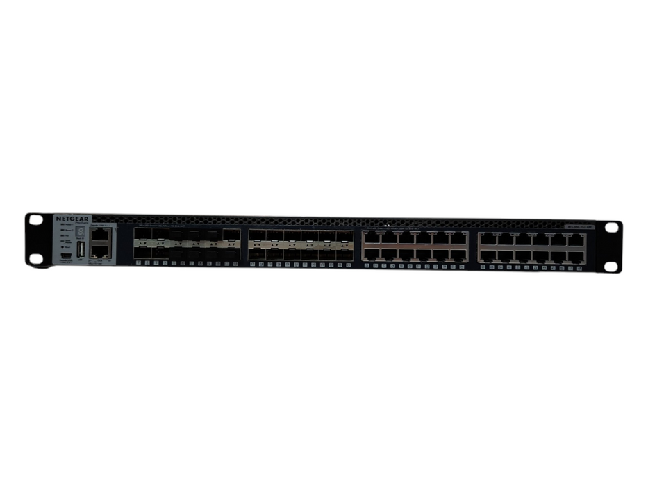 Netgear M4300-24X24F XSM4348S 24x 10G RJ45 & 24x 10G SFP+ L3 Switch w/ 2x PSU