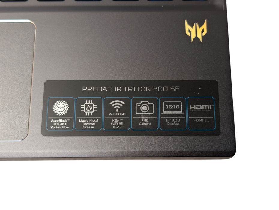 Acer Predator Triton 300 SE Intel Core i7-12700H 16GB RAM 1TB NVMe SSD  - Lap200