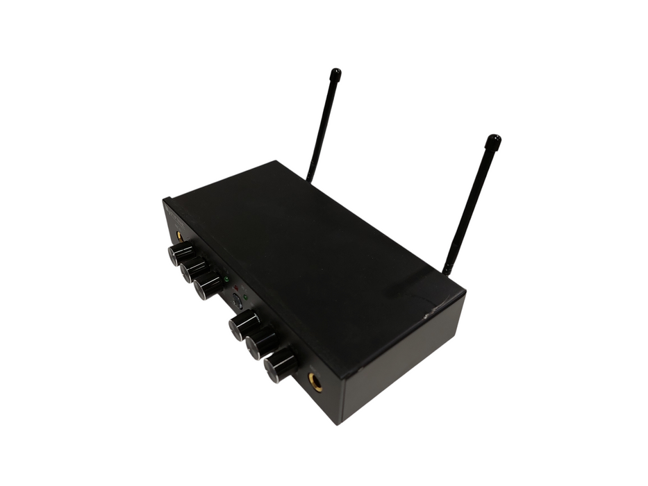 Fifine UHF Dual Channel Wireless Microphone Receive =