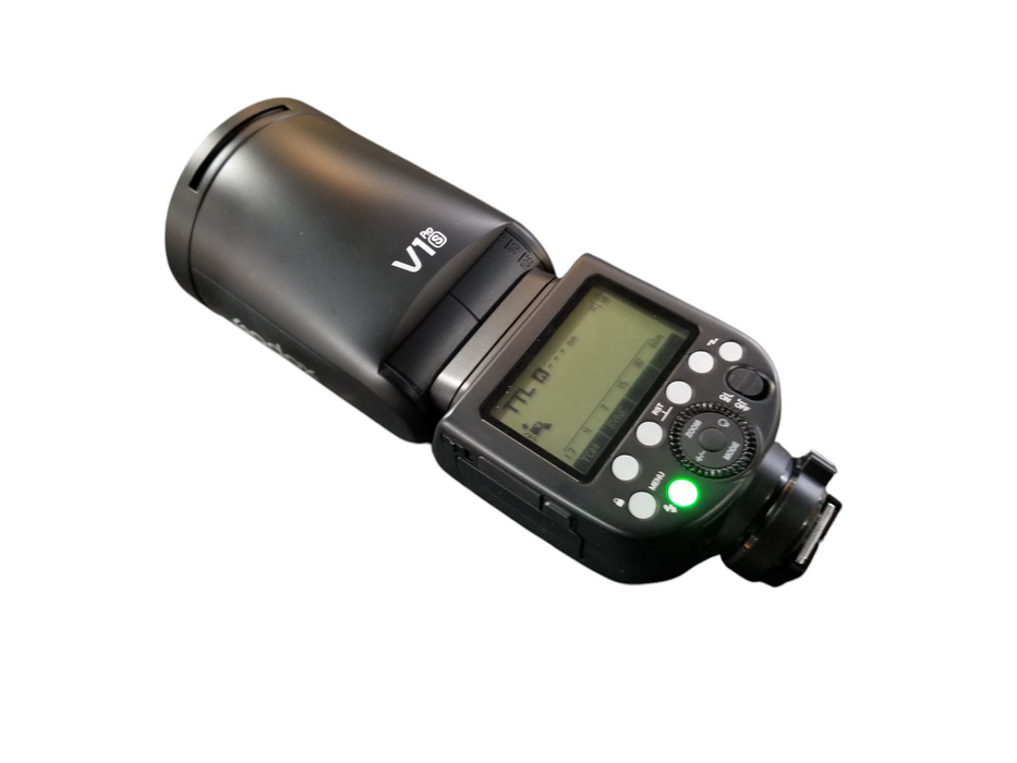 Godox V1 TTL Li-ion Round Head Camera Flash - Open Box Q