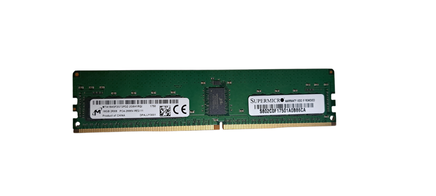Micron MTA18ASF2G72PDZ‑2G6 16GB DDR4‑2666 ECC Server RAM RDIMM Q