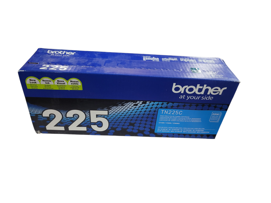 Genuine Brother TN-225C TN225C Cyan High Yield Toner