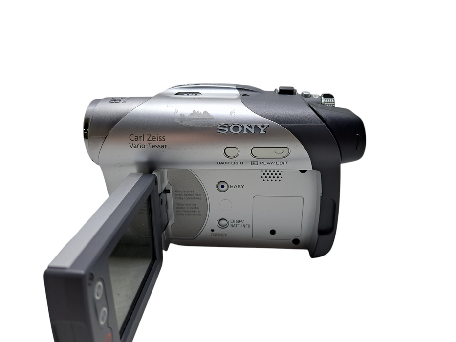 Sony DCR-DVD105 Handycam Camcorder 20x Optical Zoom w/ Power Adapter & Bag