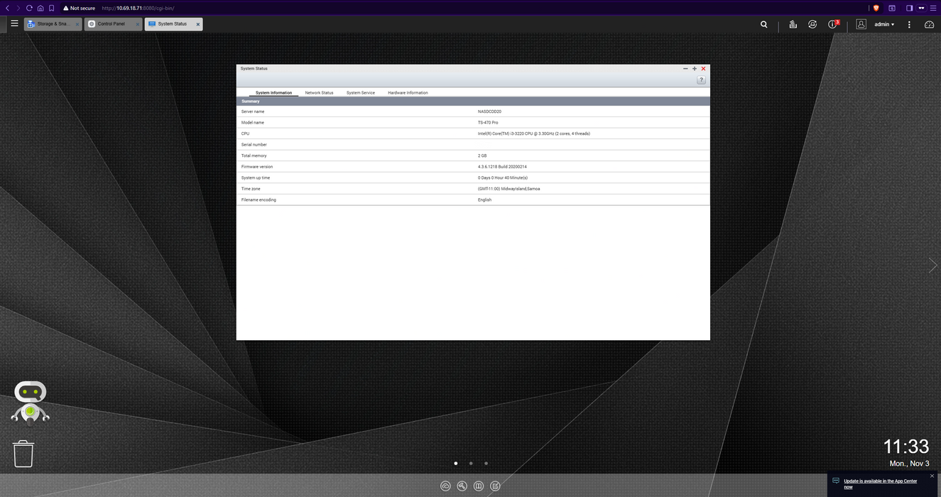 QNAP TS-470Pro 4-Bays NAS w/ 2x 4TB & 2x 3TB HDDsd