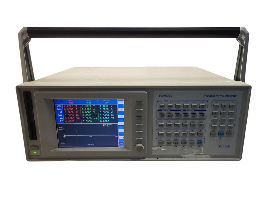 Voltech PM6000 Universal Power Analyzer, 3 Channel READ $