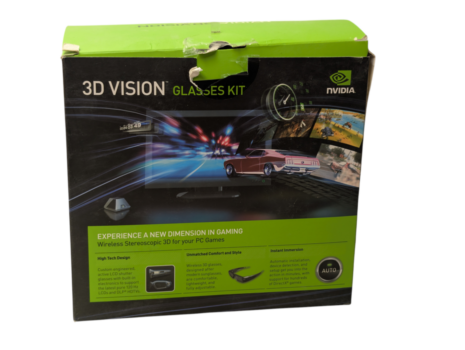 NVIDIA 3D VISION Glasses 942-10701-0003-001 Q-