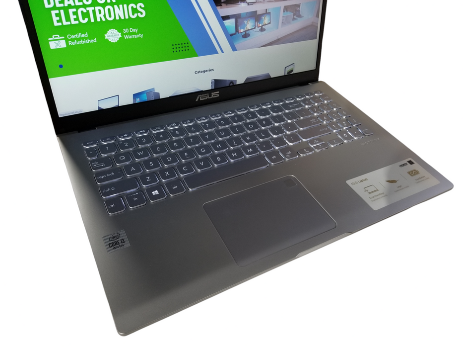 Asus Vivobook X509JA HD Screen Intel i3-1005G1 20GB RAM 256GB NVMe w/Adapte  Lap200