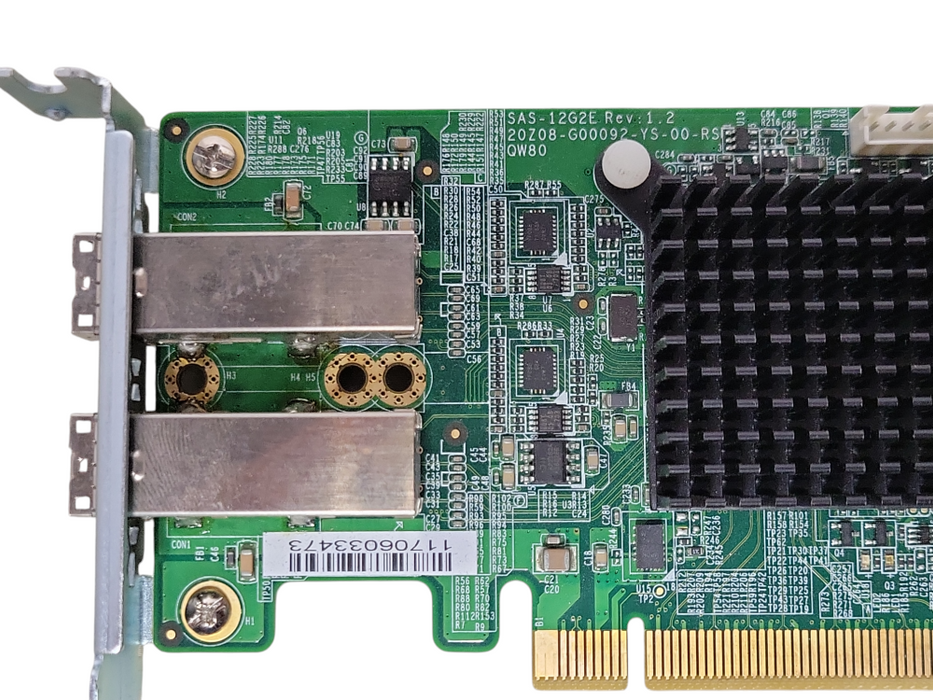 SAS-12G2E 12G SAS Dual Port Storage Expansion Card For QNAP NAS, LP Bracket _
