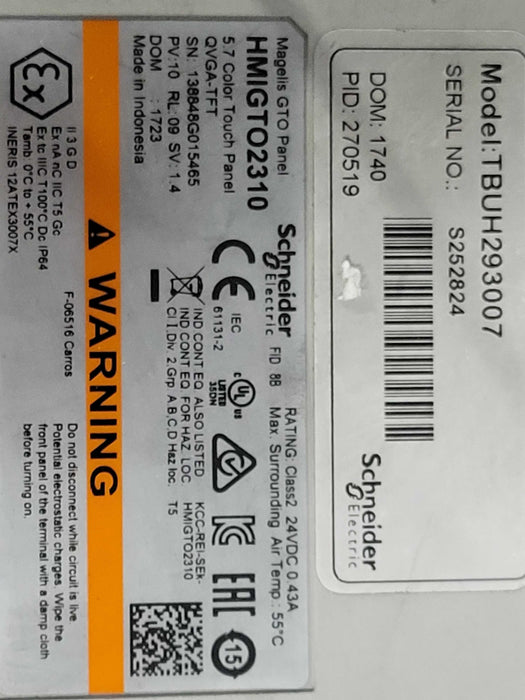 Shneider Electric Magelis Operator Interface Touch Screen Magelis, READ Q_