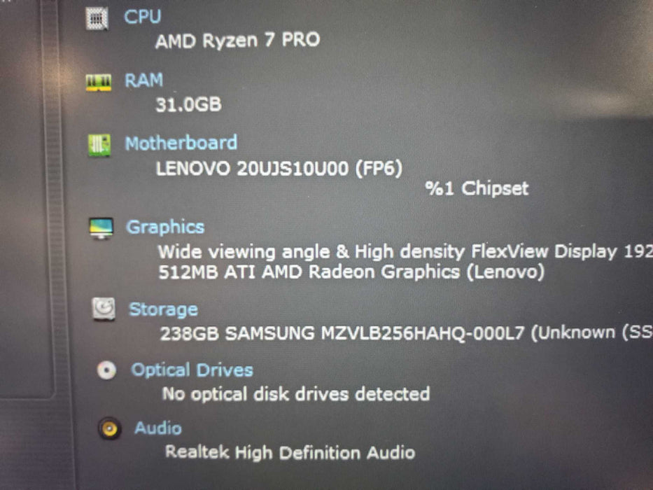 Lenovo ThinkPad T14s Gen 1 – TOUCH AMD Ryzen 7 PRO 4750U, 32GB, 256GB NVMe  Lap200