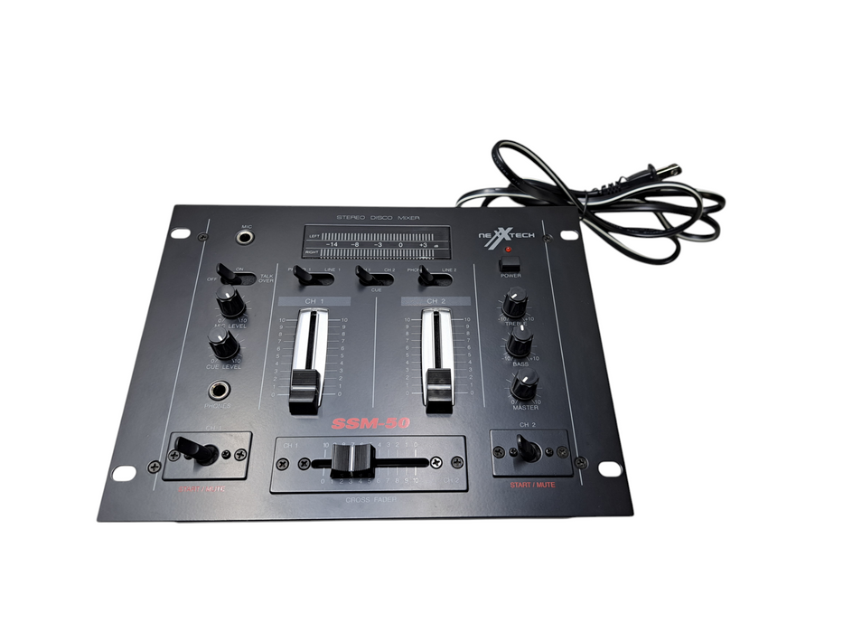 NexxTech SSM-50 | Stereo Disco Mixer 2-Channel Phono )