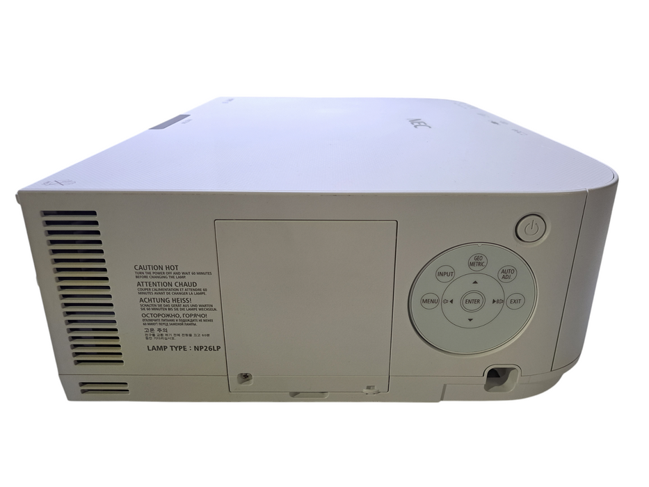 NEC NP-PA571W 3LCD WXGA Large Venue Projector | 275 Lamp HRS 91% Remain